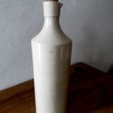 White stoneware bottle
