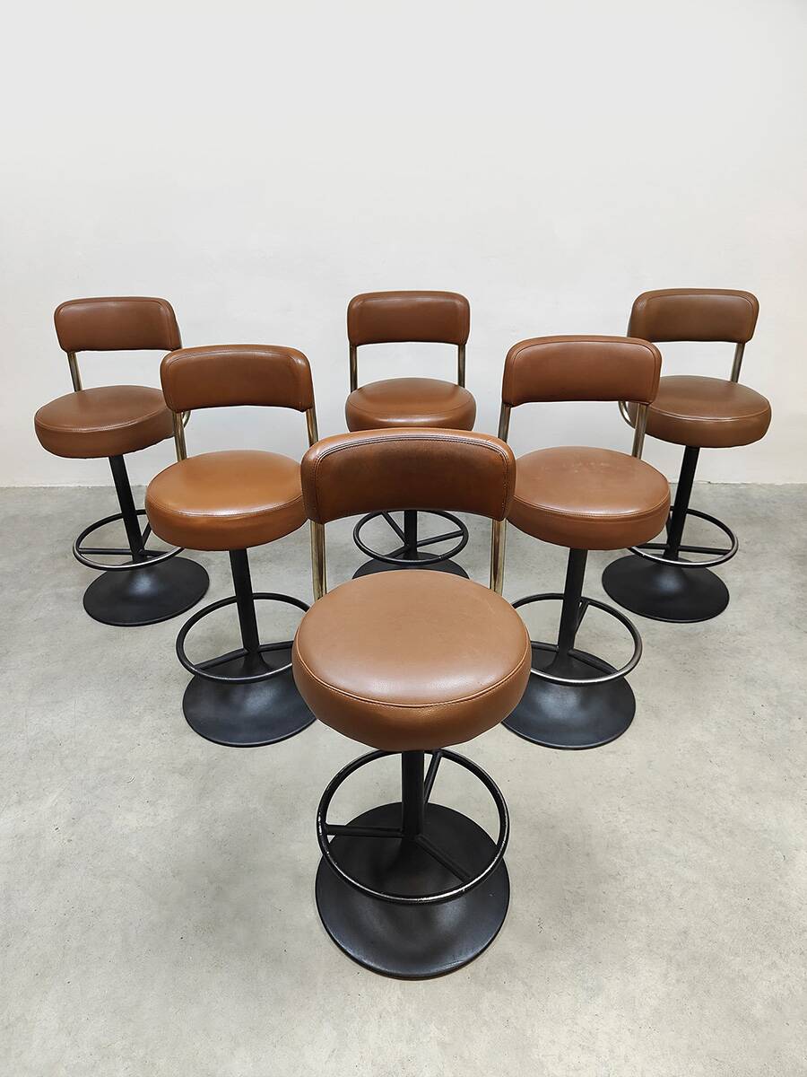 Vintage bar stools by Swedish designer Borje Johanson