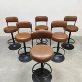 Swedish design bar stools vintage Borje Johanson