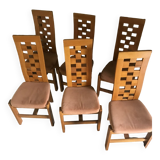 Chairs regain armorique solid elm