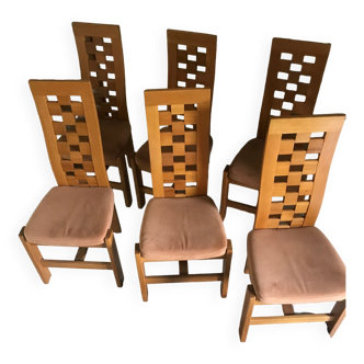 Chairs regain armorique solid elm