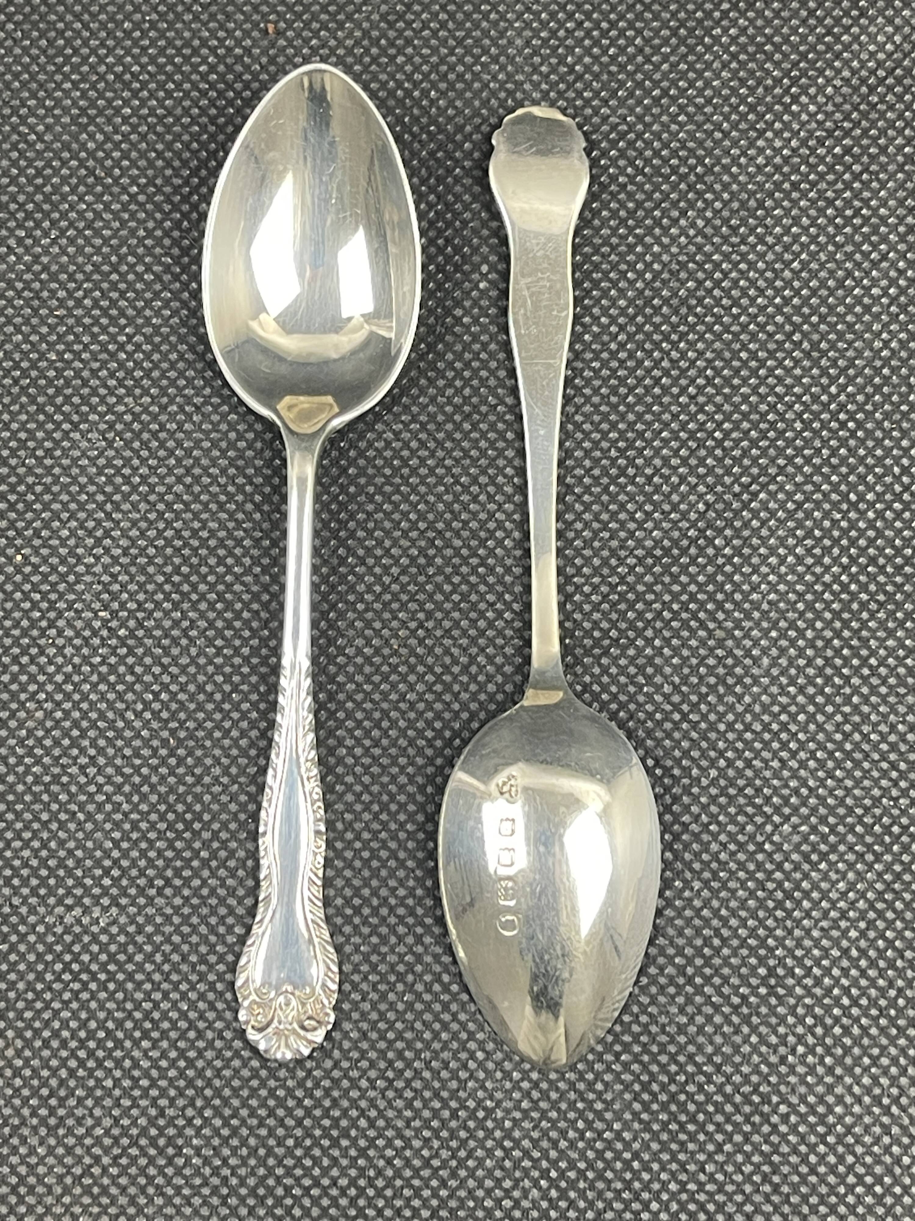 Box of 6 small spoons in solid silver Harrod's
