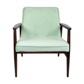 Chaise longue vintage vert clair GFM63 par J.Kedziorek, années 1970