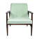 Chaise longue vintage vert clair GFM63 par J.Kedziorek, années 1970