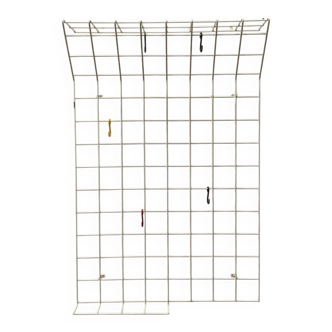 Mid-century German minimalist rope coat rack from the 1960s.