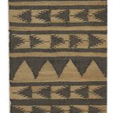 Tapis tissé à la main en chanvre de 2 x 6 pieds, balcon, cadeau, tapis/tapis traditionnel indien.