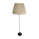 Vintage 50-60s Dutch design white floor lamp by H. Fillekes for Artiforte black base