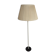 Vintage 50-60s Dutch design white floor lamp by H. Fillekes for Artiforte black base