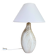 Lampe céramique, câble tissu 2M, abat-jour coton