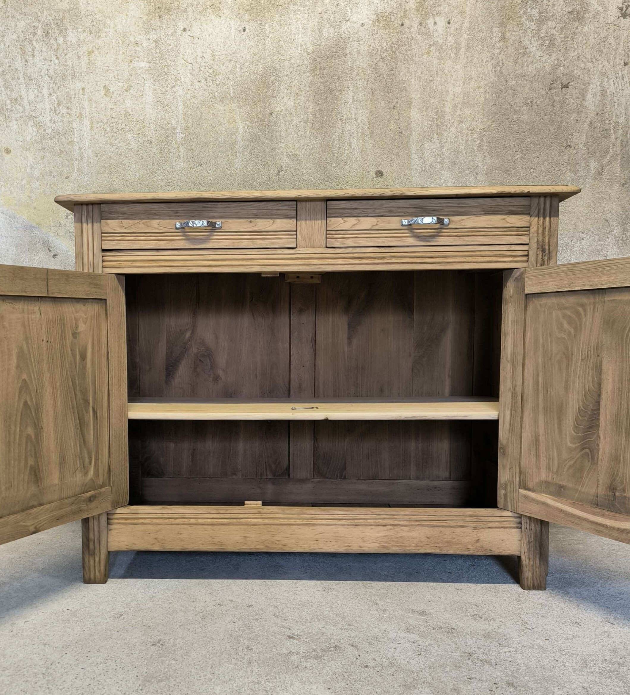 Vintage Art Deco wooden Parisian buffet.