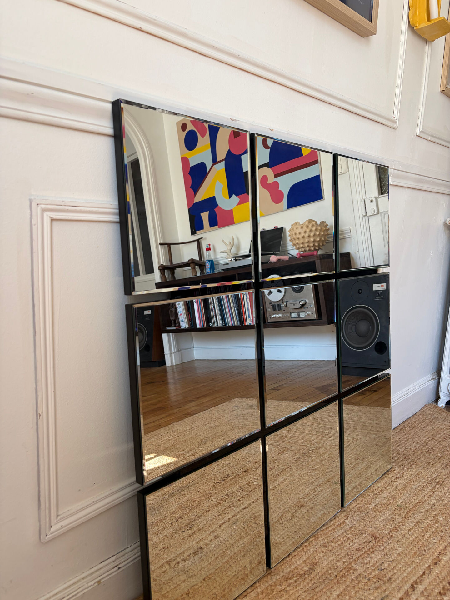 Miroir mosaïque deknudt vintage 90cmx90cm