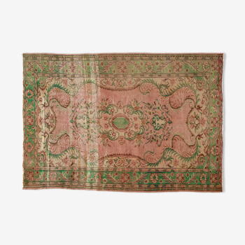 Anatolian handmade vintage rug 289 cm x 204 cm