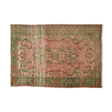 Anatolian handmade vintage rug 289 cm x 204 cm