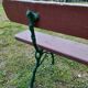 Banc de jardin en fonte 1900