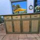 Rattan sideboard