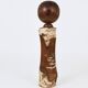 Decorative Kokeshi doll sculpture from northern Japan, hand-painted.
