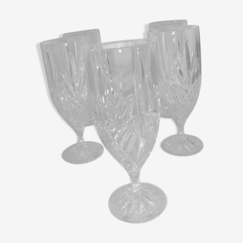 5 crystal water glasses