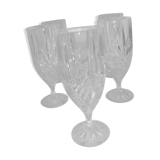 5 crystal water glasses