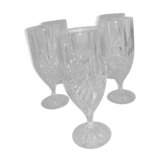 5 crystal water glasses