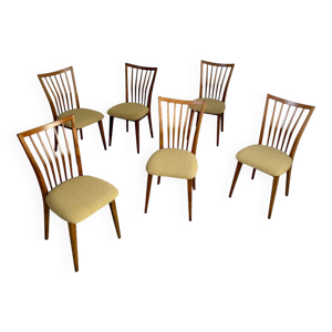 6 chaises en hêtre massif