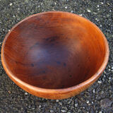Vintage teak salad bowl, fruit bowl