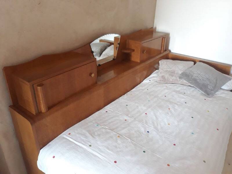 Cozy vintage headboard