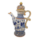 Italy ceramic Majolica Deruda teapot height 50 cm