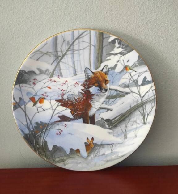 Walty Dudok van Heel "Winter" Wall Plate
