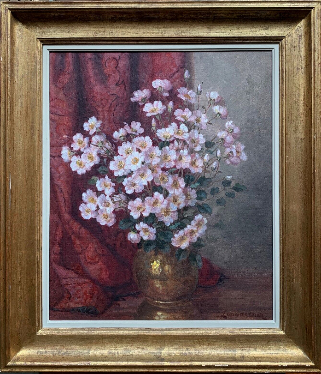 Painting "still life with flowers"