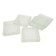 Set of 5 glass pad