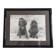 Old photograph, Canine Complicity, Silver print signed "Dim" (Henri Dimont) 32 x 25 cm