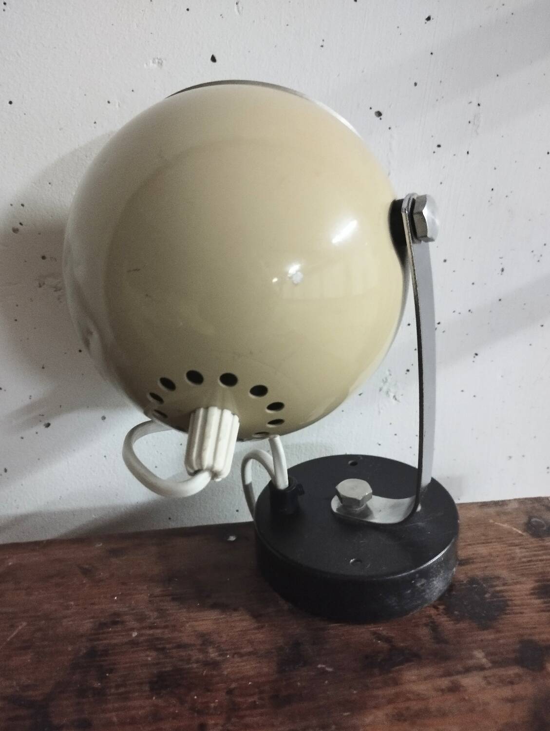 Vintage eye ball wall lamp
