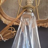 Crystal lamp signed "Charles Schneider"
