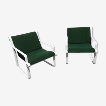 Pair of Knoll armchairs by Hannah and Morrisson, 1970