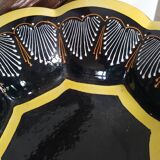 HB Quimper ceramic fruit bowl with beaded decoration