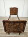 Tuscan Art Decò single bed from the 1940s in briar root