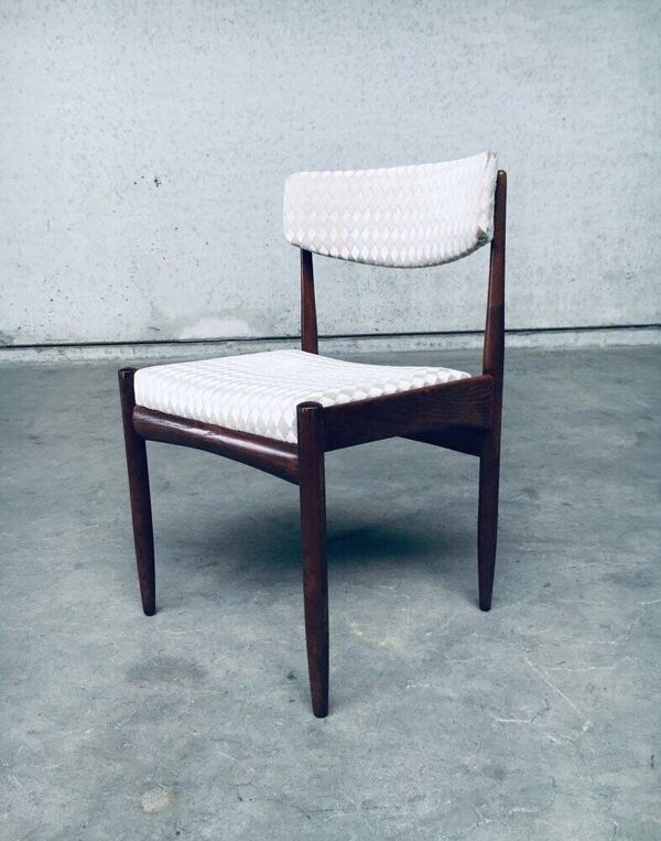 Mid-Century Scandinavian Teak Dining Chair Set, 1960s, Set of 6