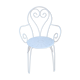 Fauteuil de jardin en fer forgé