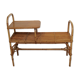 Banc en rotin vintage