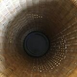 Ceramic wicker umbrella stand