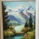 Oil Painting on Panel Vintage Signed CLAUDE SARGUE Landscape 2