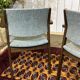 Pair of English teak armchairs from the 1970s.