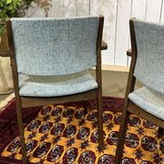 Pair of English teak armchairs from the 1970s.