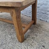 Rectangular table in raw oak