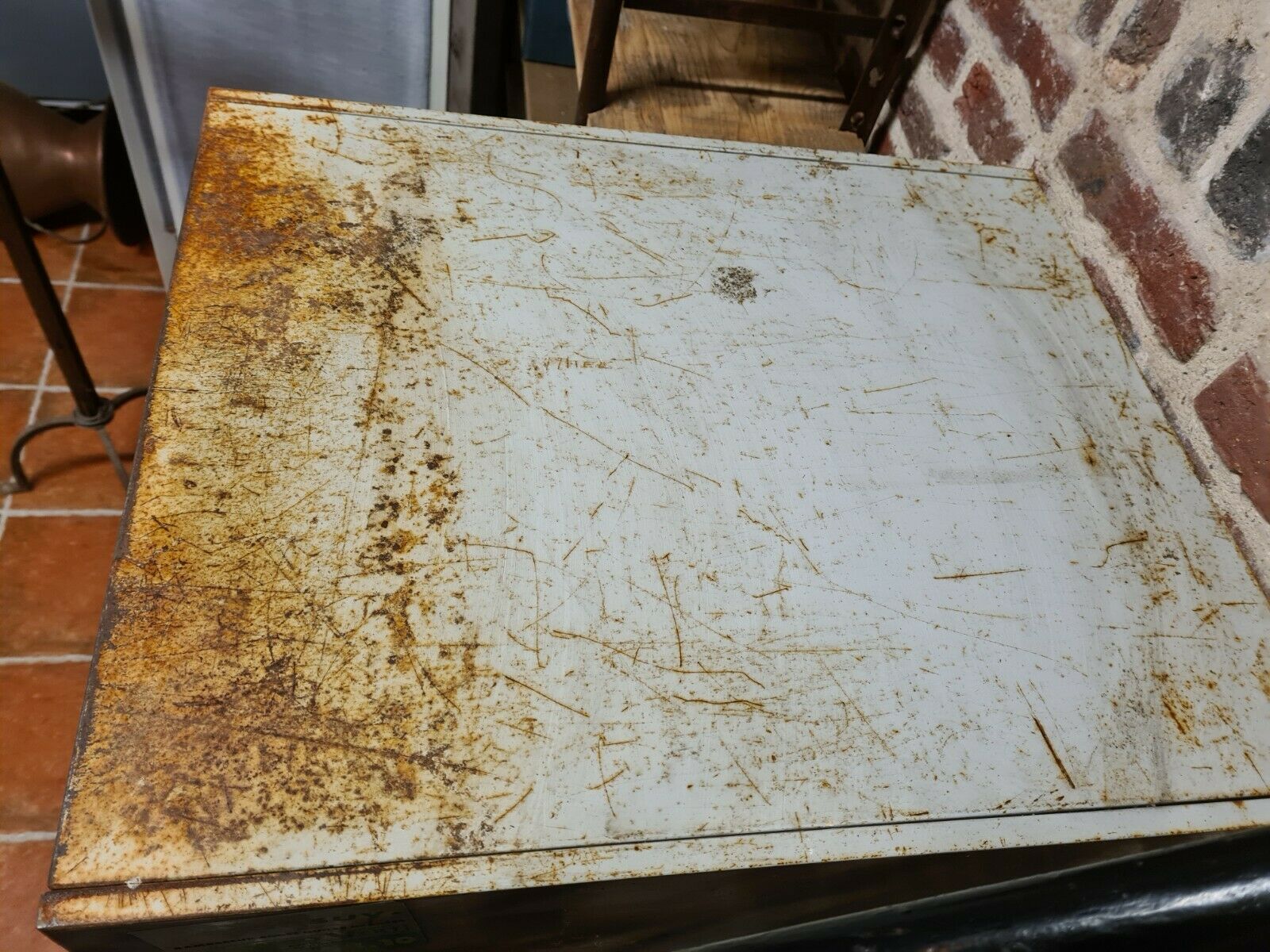 Industrial iron storage furniture