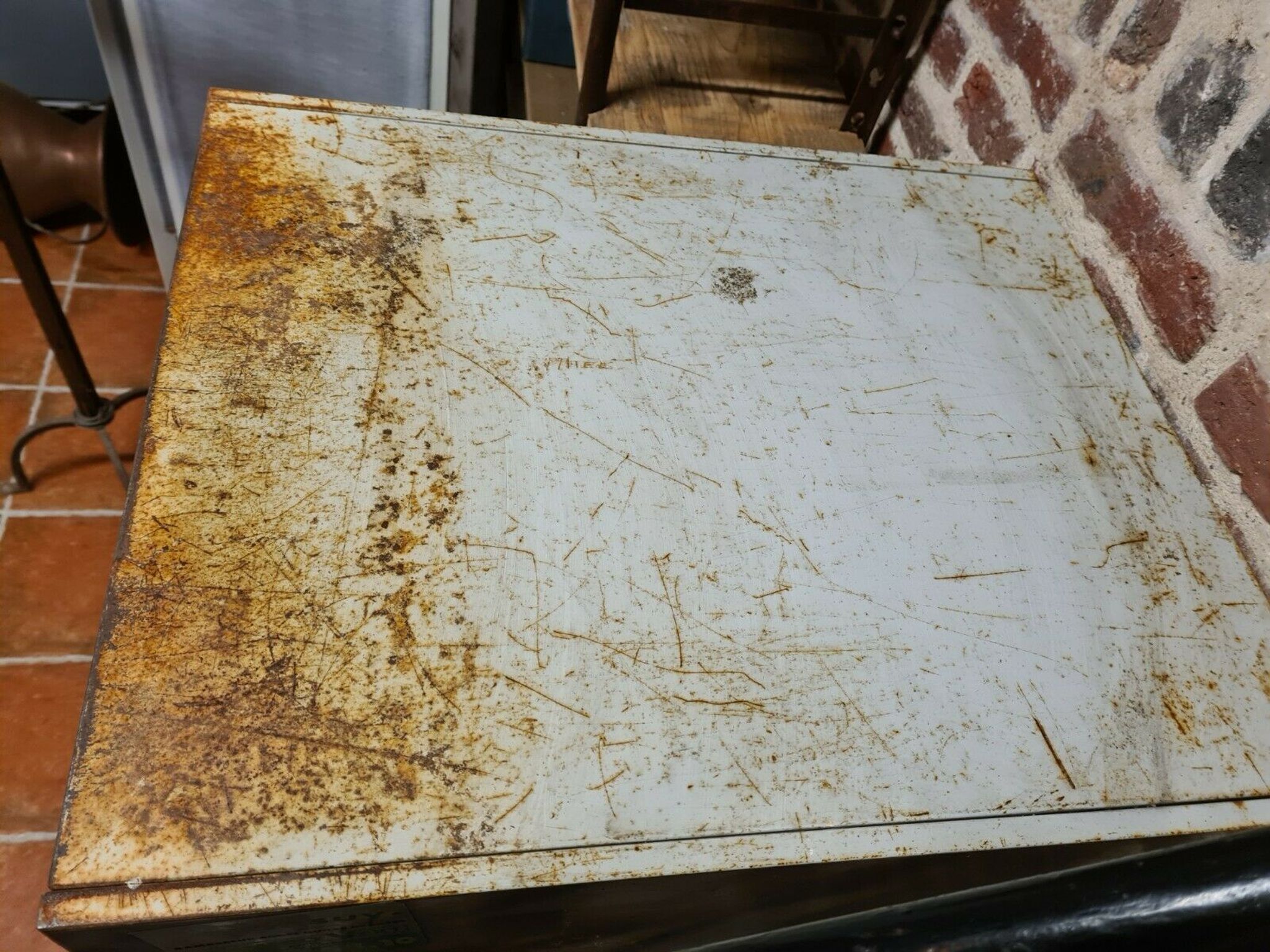 Industrial iron storage furniture