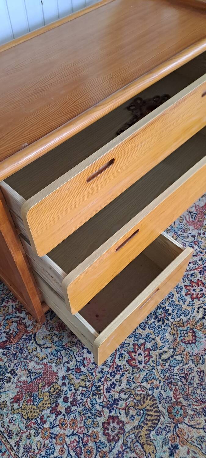 Vintage Gautier Pin chest of drawers