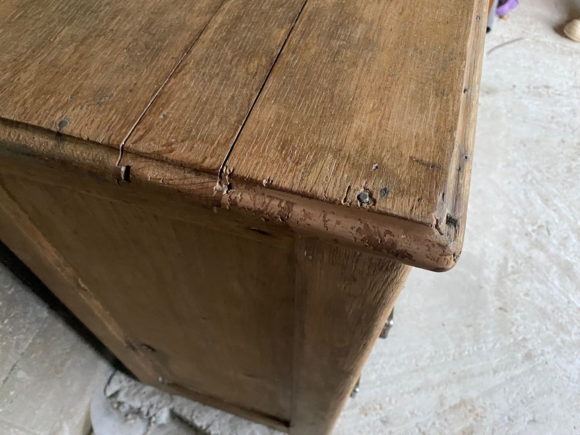 Craft furniture Fridge cooler oak bar from the 30s