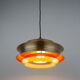 Swedish vintage pendant lamp Trava by Carl Thore, Granhaga, 1960s
