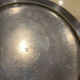 Hollow / hollow plate plates in silver metal Ercuis